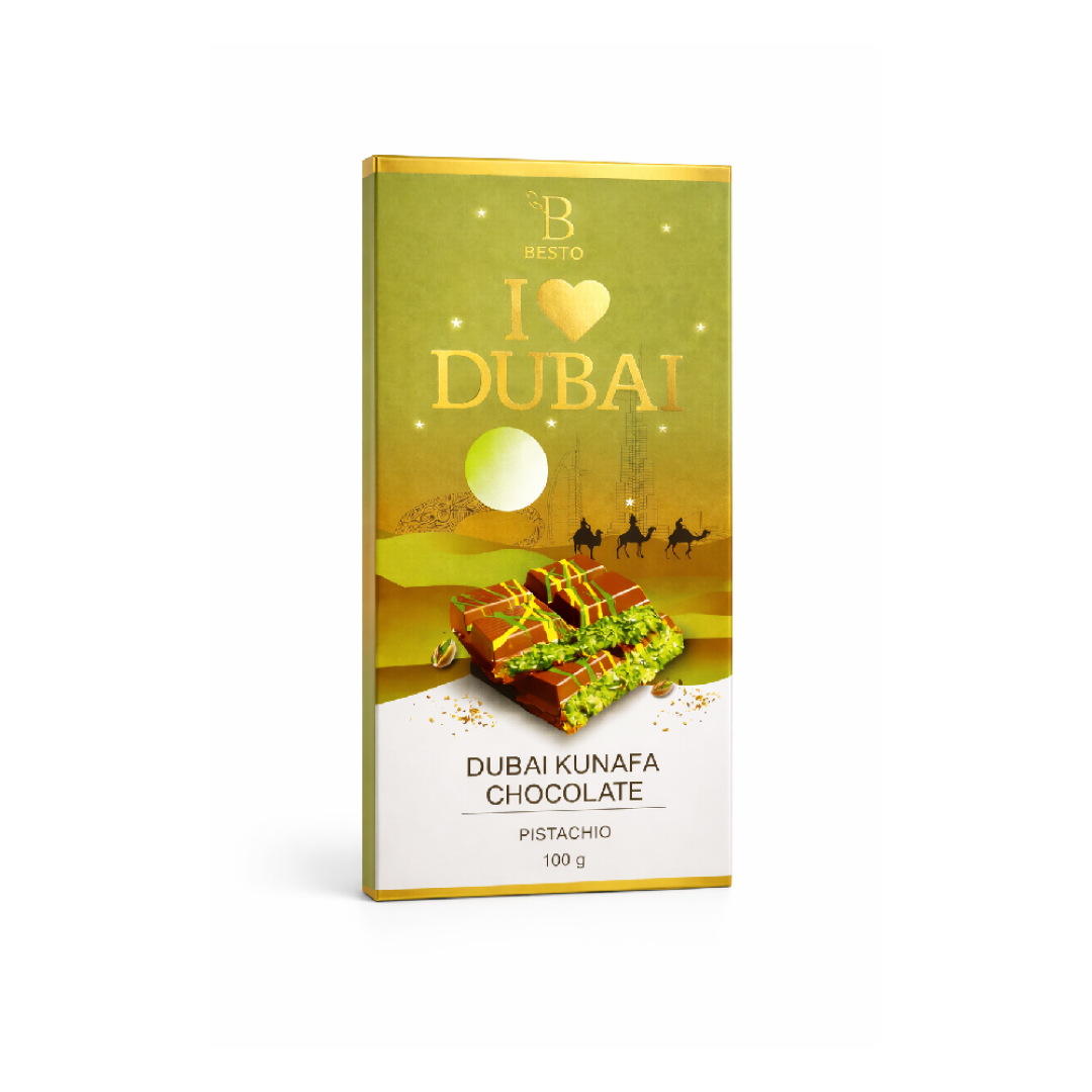 BESTO DUBAI KUNAFA DARK PISTA 100G
